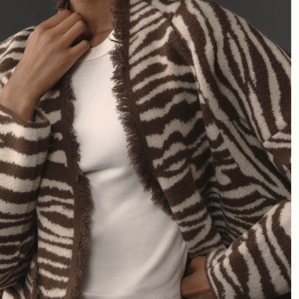 Anthropologie animal print
Knit Cardigan - Picture 4 of 8